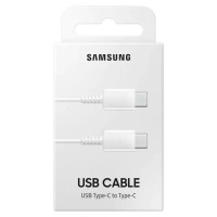  USB kabelis oriģināls Samsung EP-DA705 Type-C-Type-C 1.0m with package white 